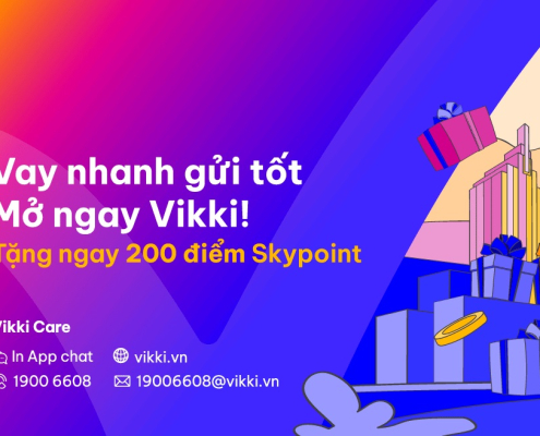 Vay nhanh gửi tốt cùng Ngân hàng Số Vikki