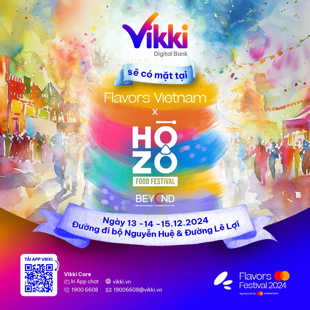 Vikki góp mặt tại Flavors Vietnam 2024 x HOZO Food Festival 